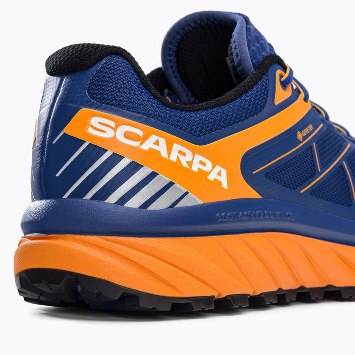 Кросівки для бігу чоловічі SCARPA Spin Infinity GTX синьо-помаранчеві 33075-201/2 8