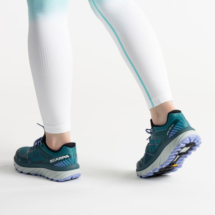 Кросівки для бігу жіночі SCARPA Spin Infinity GTX блакитні 33075-202/4 3