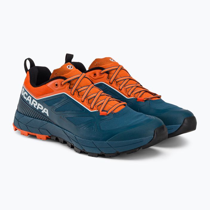 Взуття трекінгове чоловіче SCARPA Rapid GTX синьо-помаранчеве 72701 4