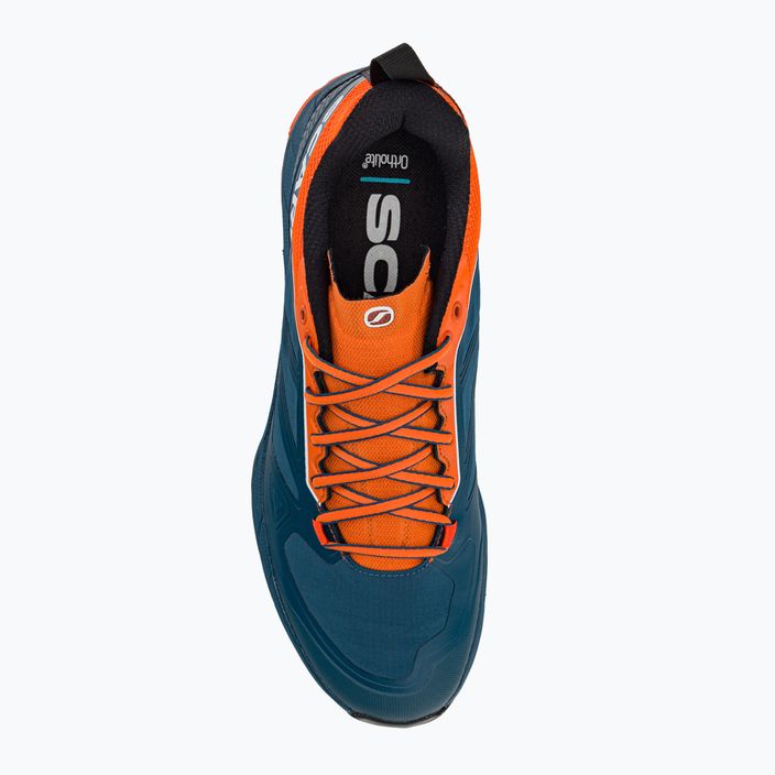 Взуття трекінгове чоловіче SCARPA Rapid GTX синьо-помаранчеве 72701 6