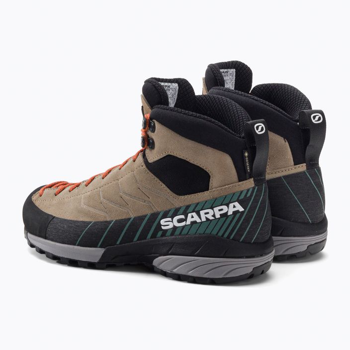 Кросівки  для трекінгу жіночі SCARPA Mescalito Mid GTX коричниві 72097-202 3