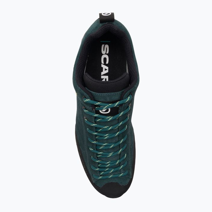 Взуття трекінгове чоловіче SCARPA Mojito Trail petrol/light green 6