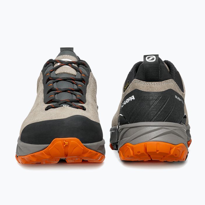 Взуття трекінгове чоловіче SCARPA Rush Trail GTX taupe/mango 14
