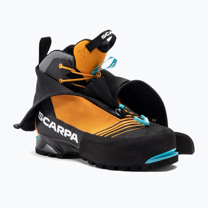 Чоловічі високогірні черевики Scarpa Phantom Tech HD чорні/помаранчеві 6