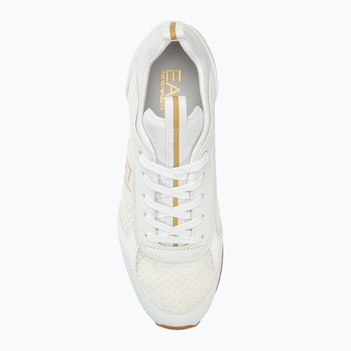 Кросівки EA7 Emporio Armani Black & White Laces triple white/gold/honey 5