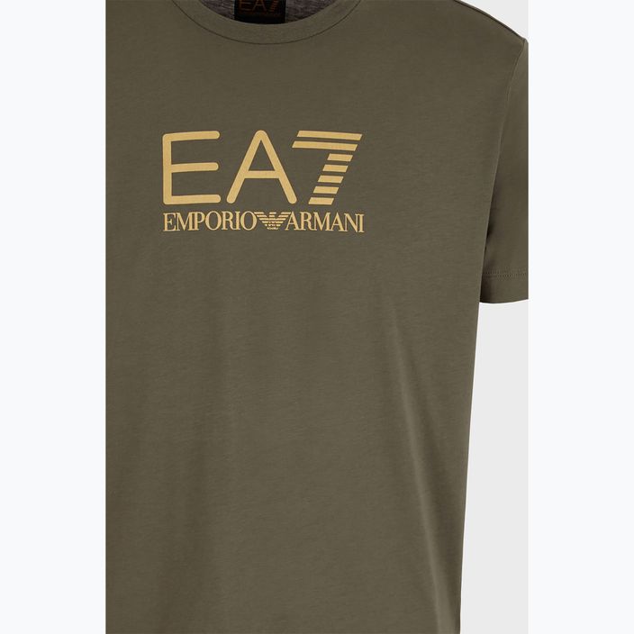 Чоловіча футболка EA7 Emporio Armani Train Gold Label Tee Pima з великим логотипом жука 3