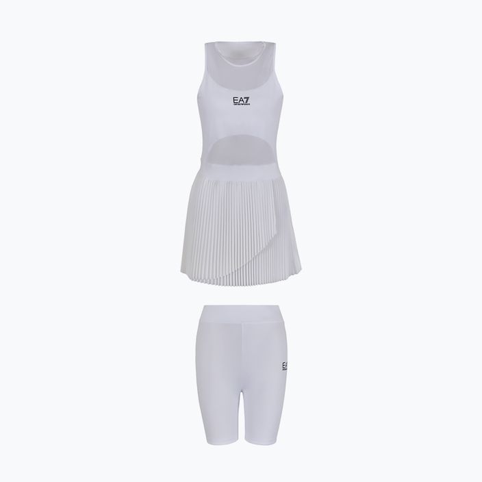 EA7 Emporio Armani Tennis Pro Lab біла сукня