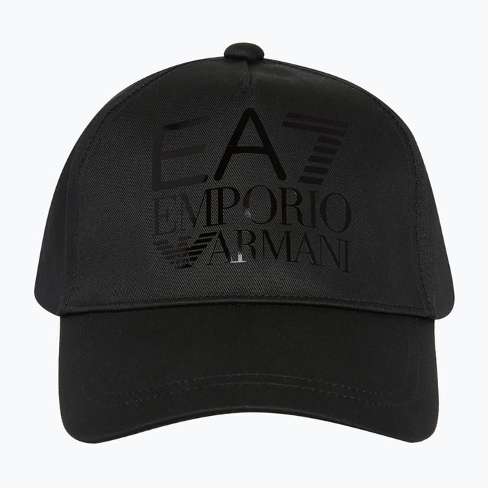 Жіноча кепка EA7 Emporio Armani Train Logo Series чорна 2
