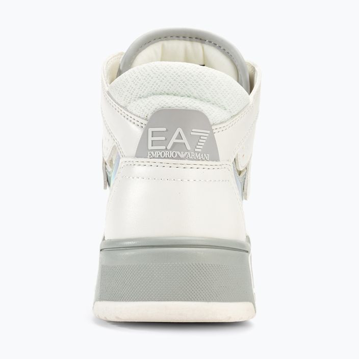 EA7 Emporio Armani Basket Mid білі/райдужні туфлі 6