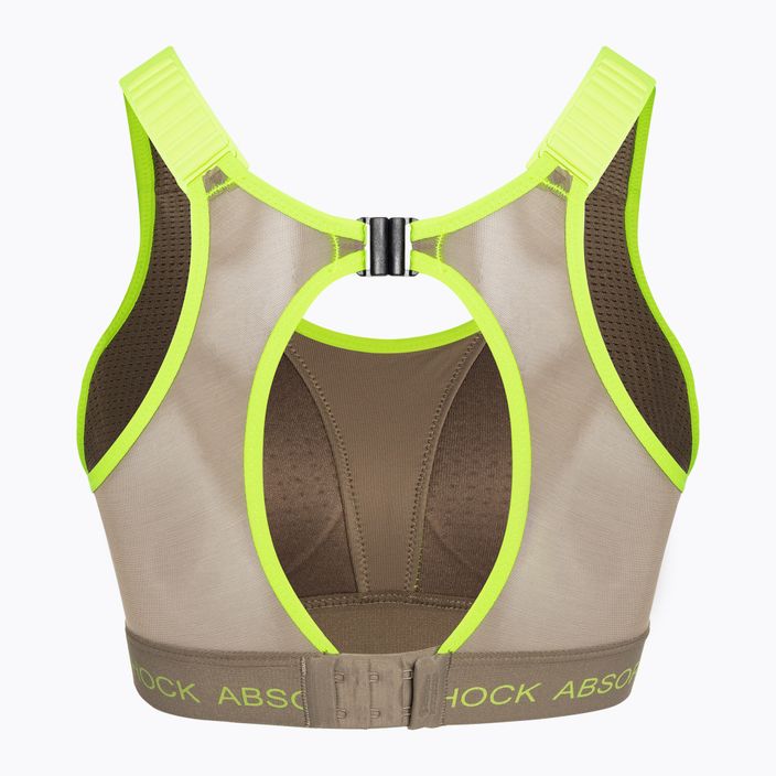 Бюстгалтер Shock Absorber Ultimate Run Bra Padded grey/lemon 2