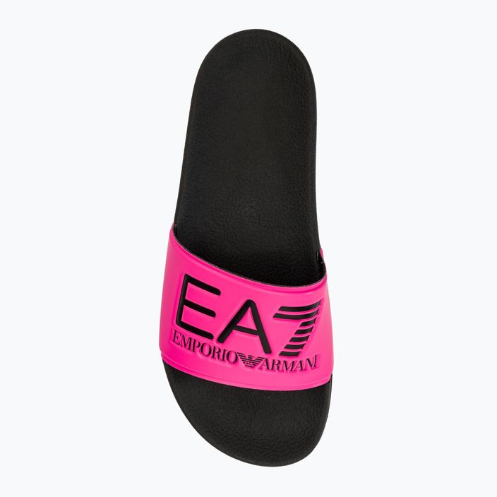 EA7 Шльопанці для водних видів спорту Emporio Armani Visibility рожевий флуоресцентний/чорний 5