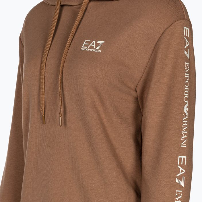 Жіночий спортивний костюм EA7 Emporio Armani тренувальний з розширеним логотипом засмаги / логотип первозданний 4