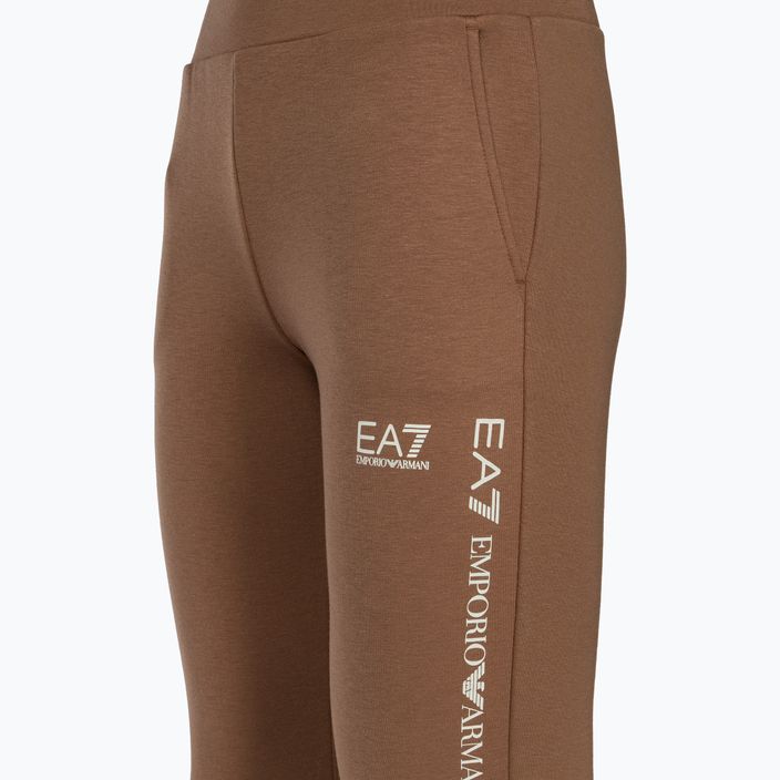 Жіночий спортивний костюм EA7 Emporio Armani тренувальний з розширеним логотипом засмаги / логотип первозданний 7