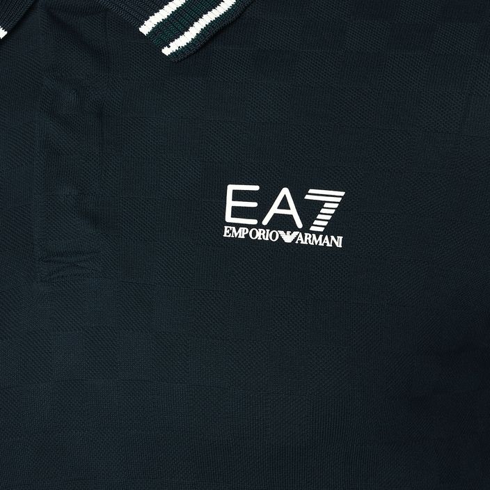 Футболка чоловіча EA7 Emporio Armani Golf Pro поло Check armani blue 3