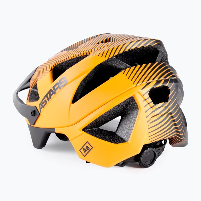 Шолом велосипедний Alpinestars Vector Pro A2 ebony/tangerine matt 4