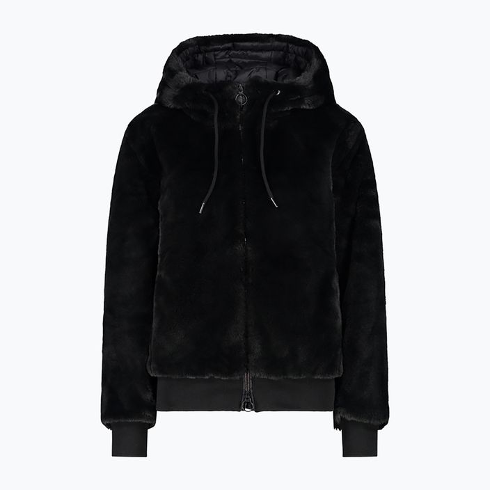 Куртка жіноча футро CMP Fix Hood чорна 32K0316/U901 8