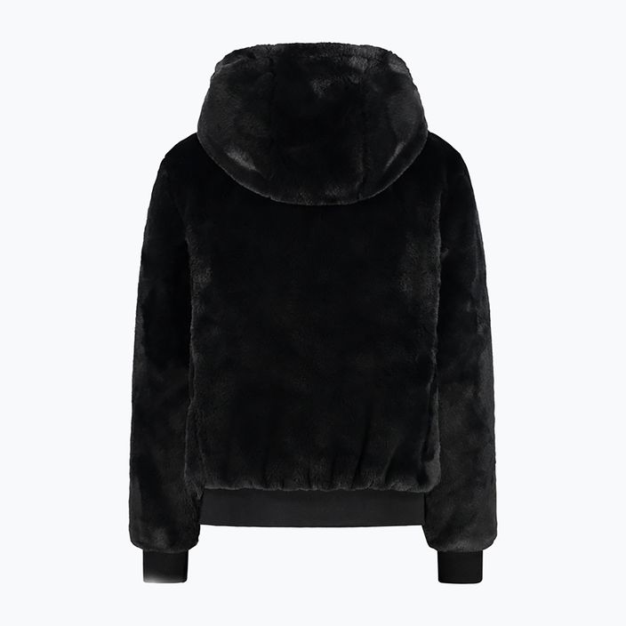 Куртка жіноча футро CMP Fix Hood чорна 32K0316/U901 4