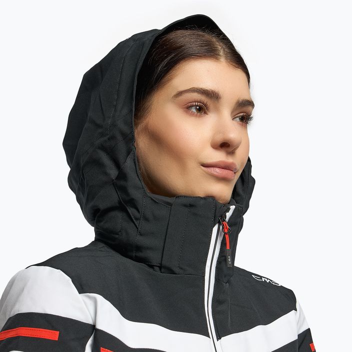 Куртка лижна жіноча CMP 32W0216 чорно-біла 32W0216/A001 5
