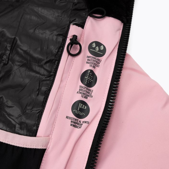 Куртка лижна жіноча CMP Fix Hood рожева 32W0266 4