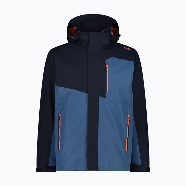Куртка 3в1 чоловіча CMP чорно-блакитна 31Z1587D/N950 14