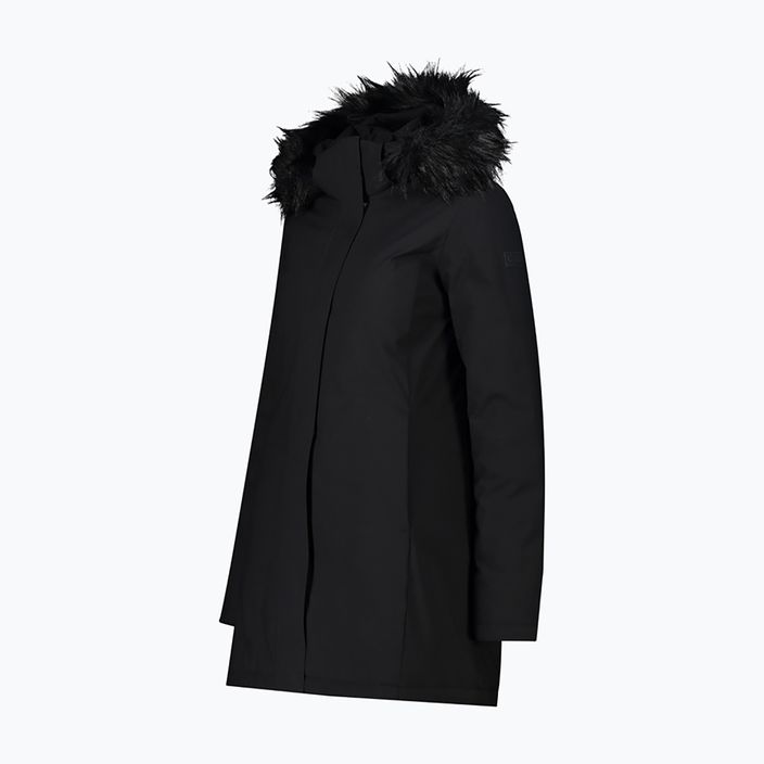 Куртка дощовик жіноча CMP Coat Zip Hood чорна 32K3196F/U901 2