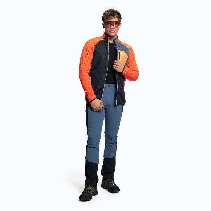 Куртка для скітуру чоловіча CMP 32G2857 помаранчево-синя 32G2857/N950 2