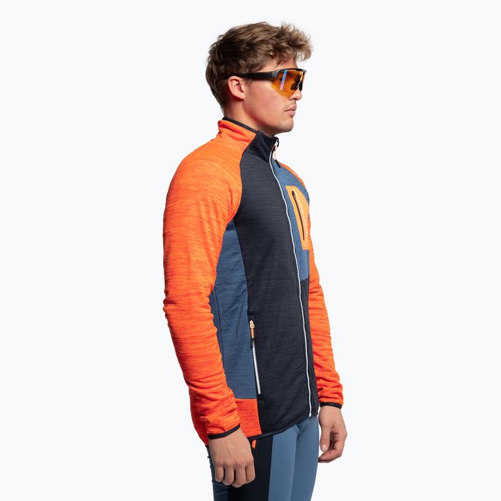 Куртка для скітуру чоловіча CMP 32G2857 помаранчево-синя 32G2857/N950 3