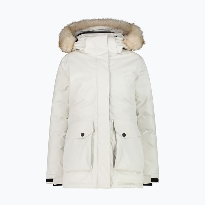 Куртка дощовик жіноча CMP Parka Zip Hood біла 32K3206F