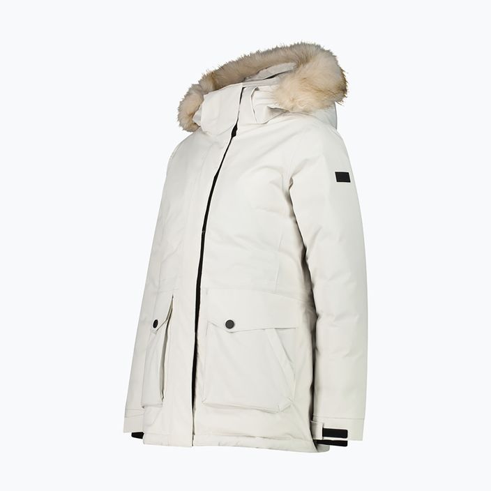 Куртка дощовик жіноча CMP Parka Zip Hood біла 32K3206F 2