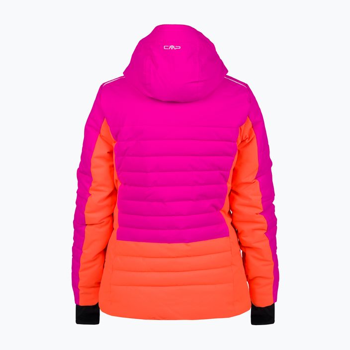 Куртка лижна жіноча CMP рожево-помаранчева 31W0226/H924 12