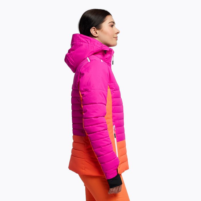 Куртка лижна жіноча CMP рожево-помаранчева 31W0226/H924 3