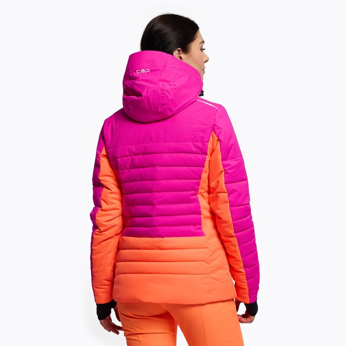 Куртка лижна жіноча CMP рожево-помаранчева 31W0226/H924 4