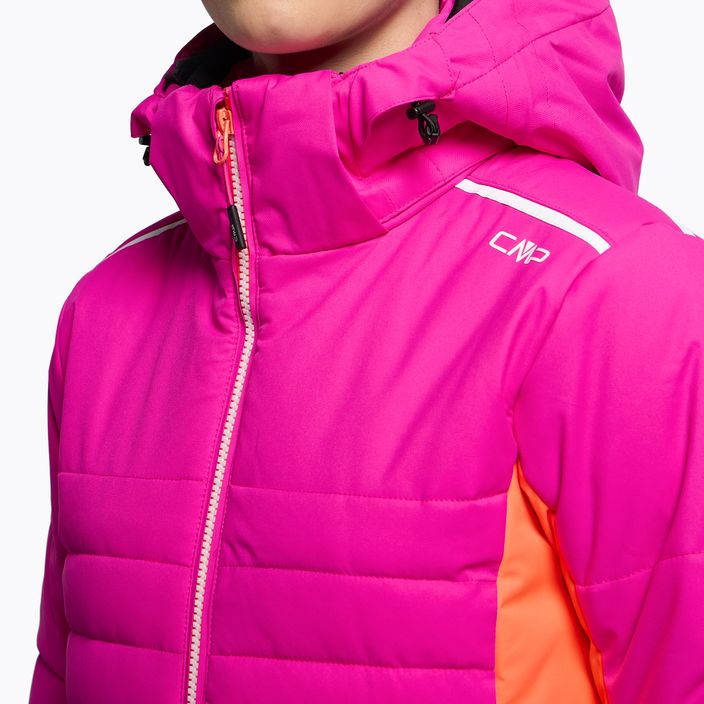 Куртка лижна жіноча CMP рожево-помаранчева 31W0226/H924 6