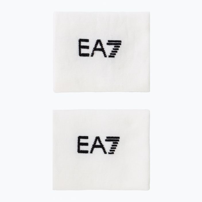 EA7 Бинти на зап'ястя Emporio Armani Tennis Pro 2 шт білий/чорний 2