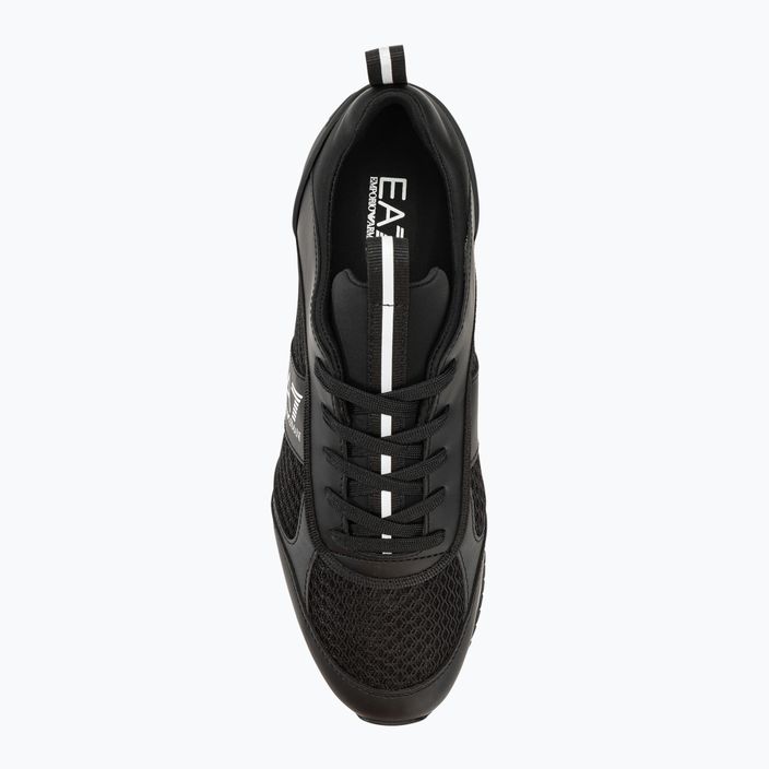 EA7 Туфлі Emporio Armani Black & White Laces чорно-білі на шнурках 5
