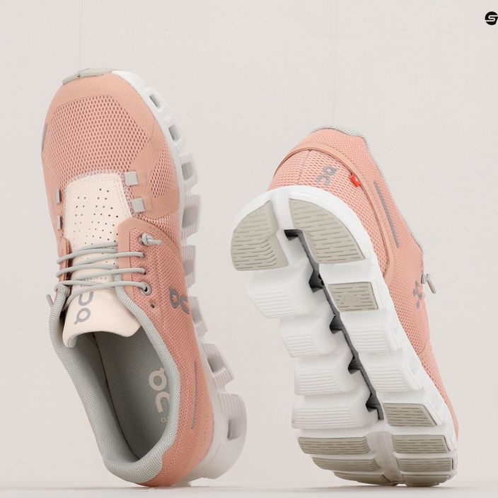 Кросівки для бігу жіночі On Cloud 5 рожеві 5998556 13
