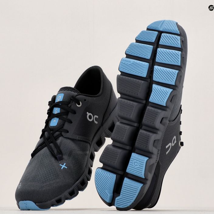 Кросівки для бігу чоловічі On Cloud X 3 сірі 6098703 20
