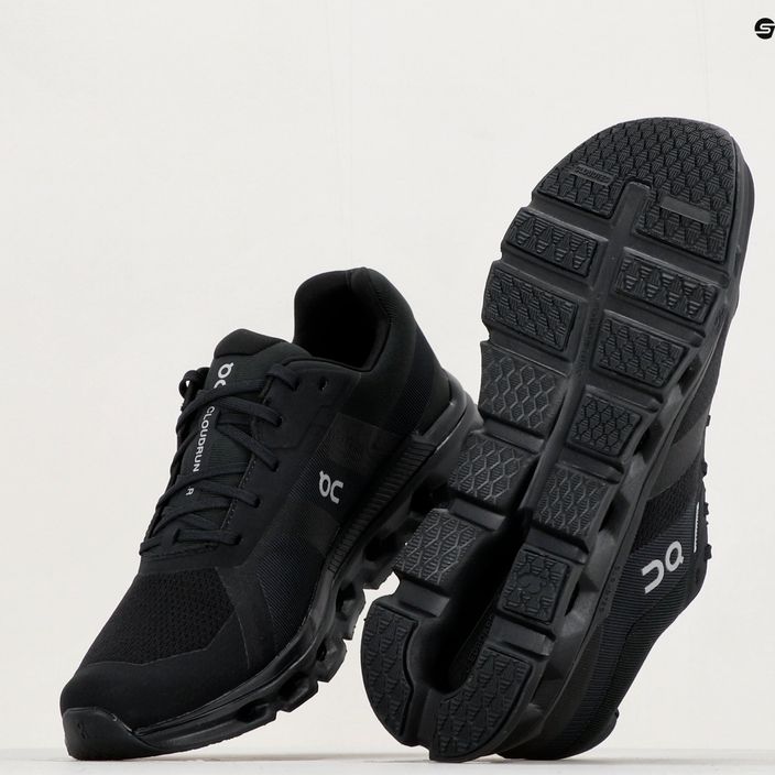 Кросівки для бігу чоловічі On Cloudrunner Waterproof чорні 5298639 19