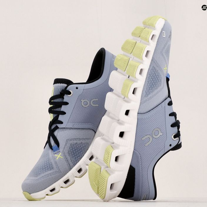 Кросівки для бігу жіночі On Cloud X 3 блакитні 6098253 15