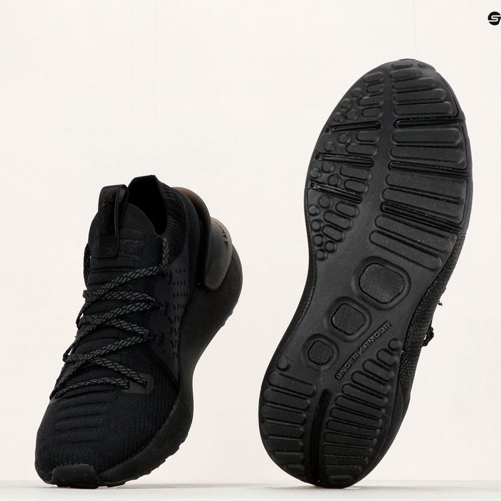 Кросівки для бігу чоловічі Under Armour HOVR Phantom 3 чорні 3025516-002 12