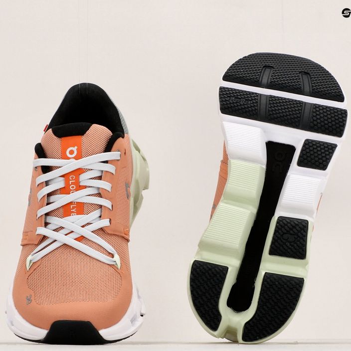 Кросівки для бігу жіночі On Cloudflyer 4 помаранчеві 7198669 13