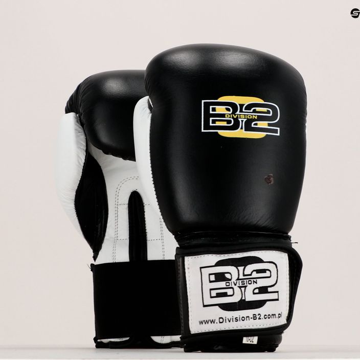 Рукавиці боксерські DIVISION B-2 DIV-SG01 black/white 6