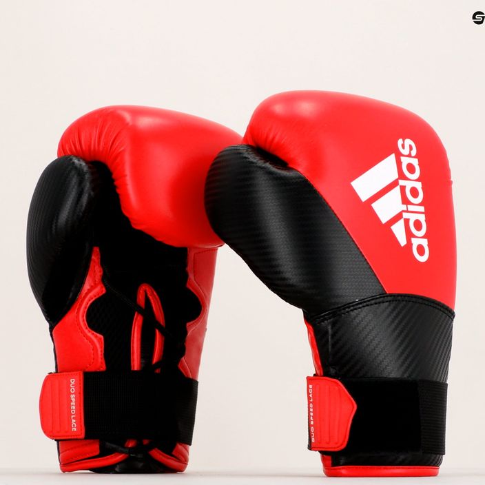 Рукавиці боксерські adidas Hybrid 250 Duo Lace червоні ADIH250TG 9