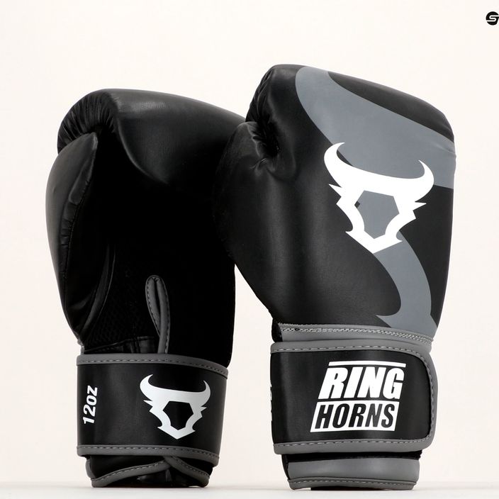 Рукавиці боксерські Ringhorns Charger чорні RH-00001-001 12