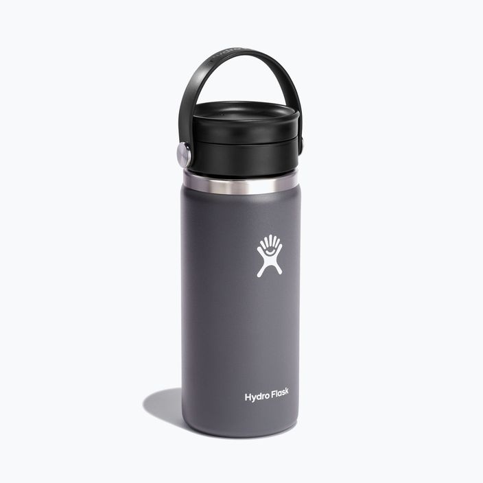 Термопляшка Hydro Flask Wide Flex Sip 470 ml сіра W16BCX010 2