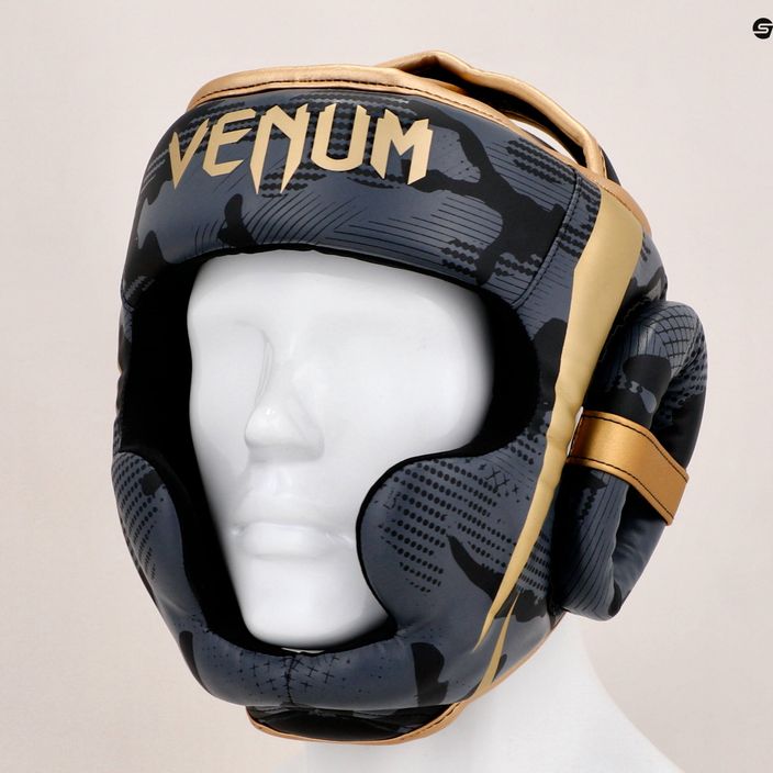 Шолом боксерський Venum Elite сіро-золотий VENUM-1395-535 13