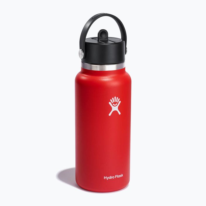 Термопляшка Hydro Flask Wide Flex Straw 945 ml червона W32BFS612 2