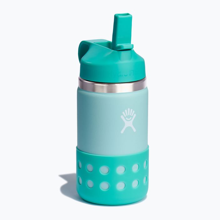 Термопляшка Hydro Flask Wide Mouth Straw Lid And Boot 355 ml dew W12BSWBB441 2