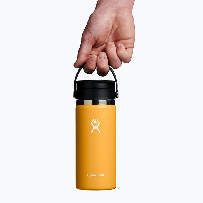 Термопляшка Hydro Flask Wide Flex Sip 470 мл з викопного матеріалу 3