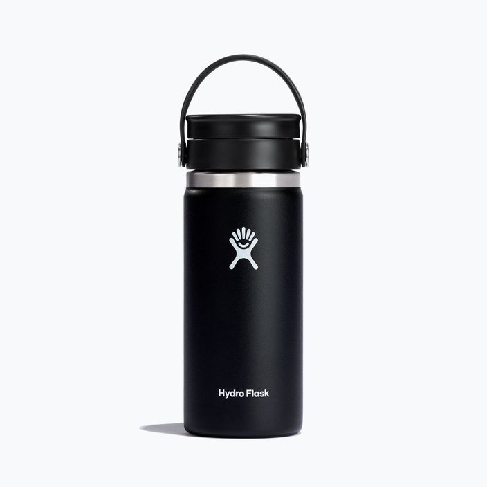 Термопляшка Hydro Flask Wide Flex Sip 470 ml чорна W16BCX001